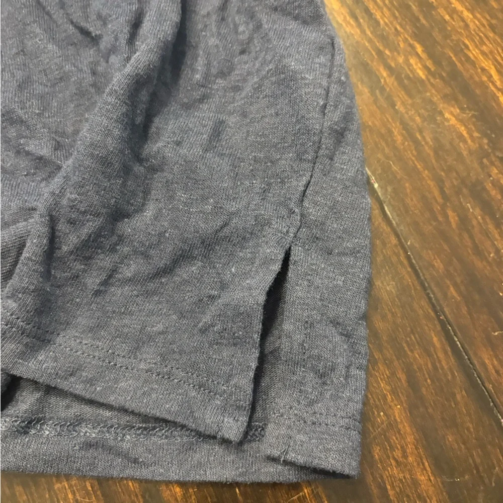 Banana Republic Linen Blend Shirt in Dark Blue— size xl